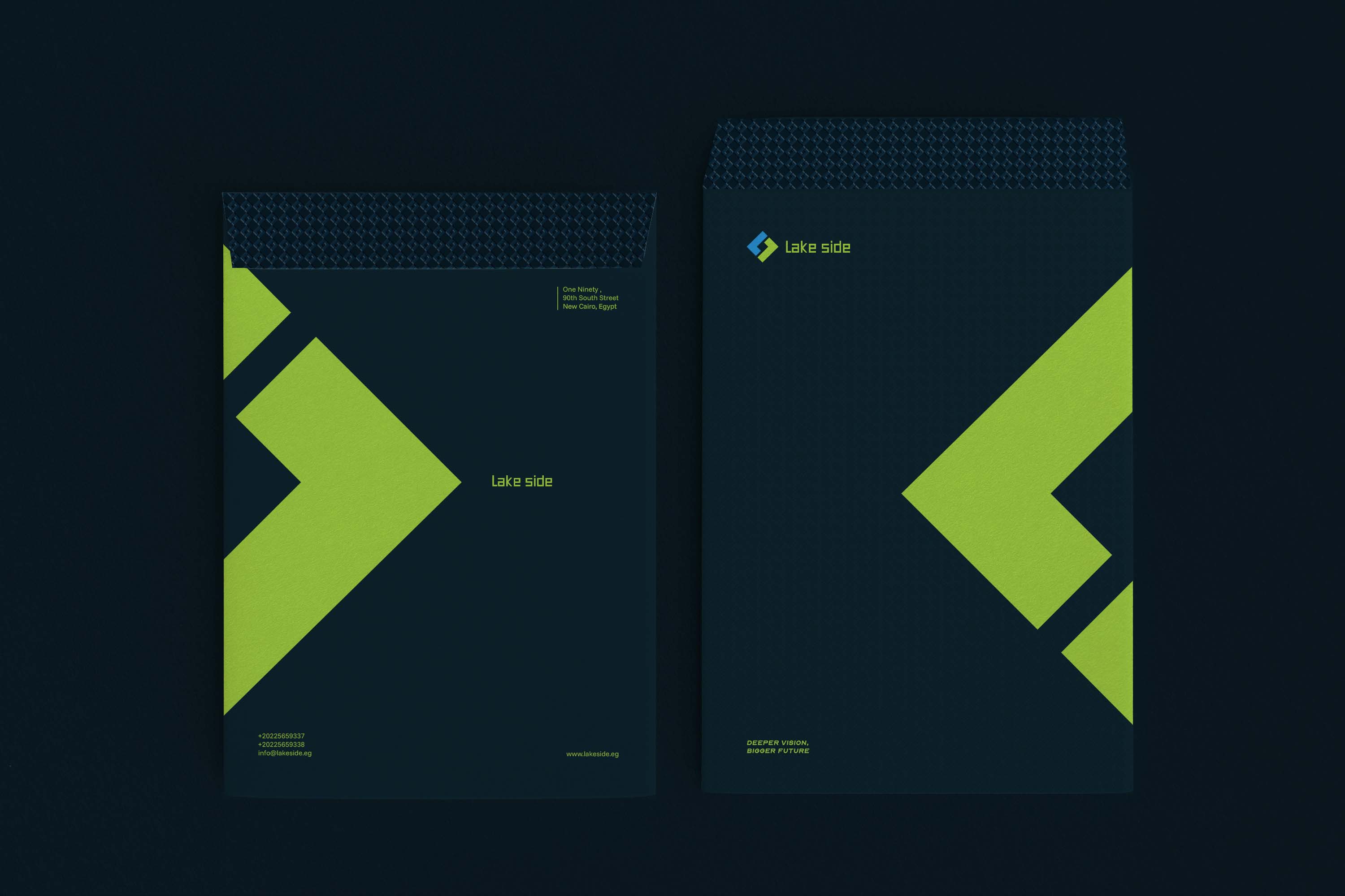 Lake Side A4 envelope